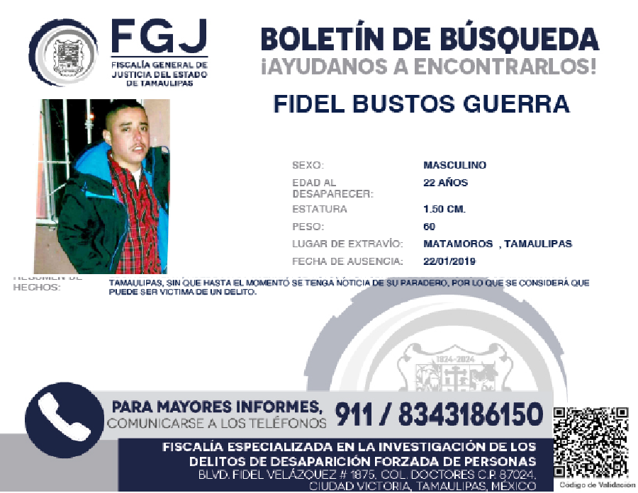 Boletín de Búsqueda Fidel