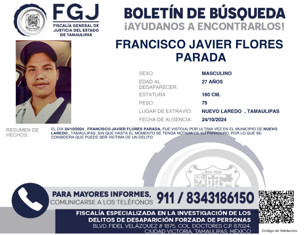 Boletín de Búsqueda Francisco